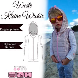 Kinderweste Kleine Wickie von Sanny Kreativ