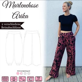 Marlenehose Arika von Sanny Kreativ