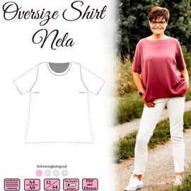 Oversize T-Shirt Nela von Sanny Kreativ