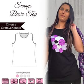 Sannys Basic-Top von Sanny Kreativ