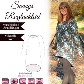 Sannys Raglankleid von Sanny Kreativ