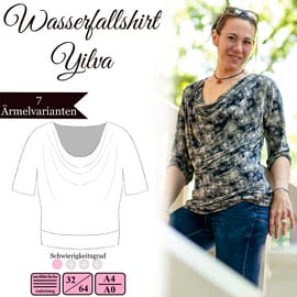 Wasserfallshirt Yilva von Sanny Kreativ