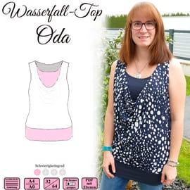 Wasserfalltop Oda von Sanny Kreativ