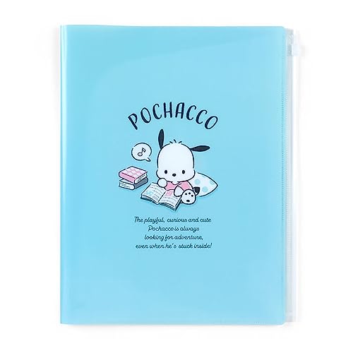 Sanrio 549801 Pochacco Dokumentenmappe mit Reißverschluss, 6 Fächer, transparent von Sanrio