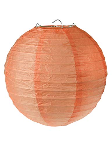 Laternen 20 cm 2 Stück apricot - Papierlaternen Lampions Ballon Papierlampion Windlichter - 4312 von Santex mariage