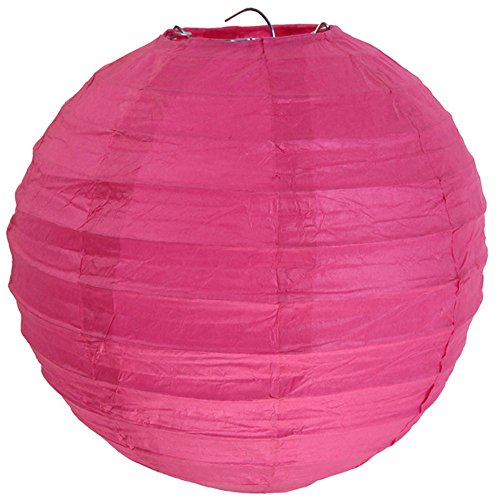 NEU Lampion XL. Ø 50 cm. fuchsia. 1 Stück von Santex