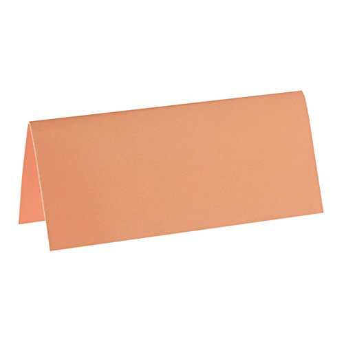 Tischkarten Colour 7 x 3 cm 10 Stk apricot Platzkarte Tischkarte Namenskarte von Santex