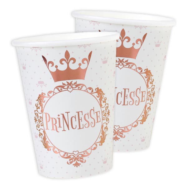 Prinzessin Partybecher im 10er Pack, 270ml von Santex