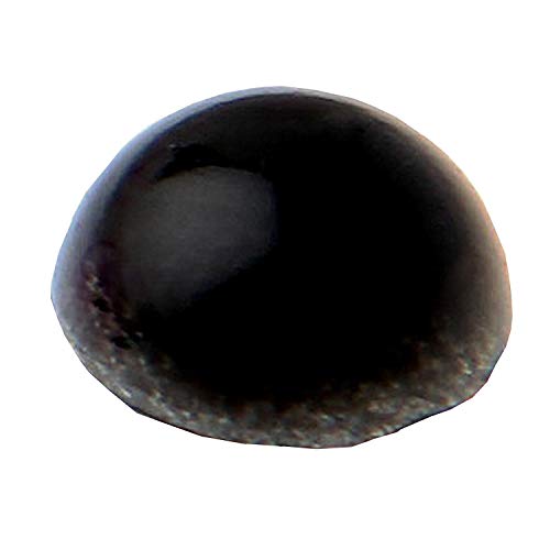 Santex 60 selbstklebende Halbperlen 7mm schwarz von Santex