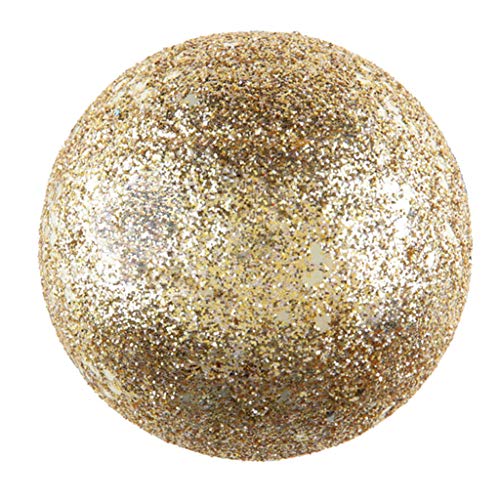 Santex Dekobälle Glitter Gold ø 3,4 und 6cm 10 STK Kugeln Dekobälle Hochzeit Tischdekoration von Santex