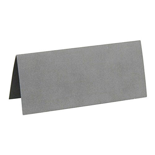 Santex Tischkarten-Set Platzkarten 10 Stück Silber 3 x 7cm von Santex