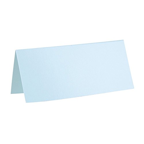 Tischkarten Colour 10 Stk hellblau ca. 7x3 cm Platzkarte Tischkarte Namenskarte - 3013 von Santex