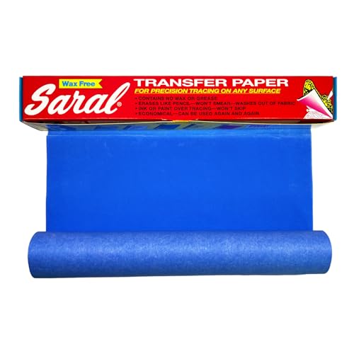 Saral Wachsfreies Transferpapier, 30,5 cm x 3,6 m Rolle blau von Saral Paper Corp