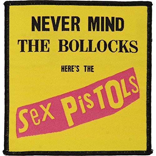 Klicnow Aufnäher Sex Pistols Never Mind The Bollocks, 10 cm x 10,5 cm von Sattie