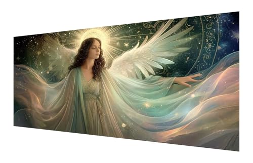 Diamond Painting Erwachsene, 5D Traum Diamond Painting Groß XXL 80x160cm, DIY Vollbohrer Diamant Painting Bilder Engel Malen nach Zahlen, für Wohnzimmer Schlafzimmer Wanddeko, Geschenk Mädchen P-351 von Saweefog