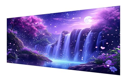 Diamond Painting Erwachsene, 5D Traum Diamond Painting Groß XXL 80x160cm, DIY Vollbohrer Diamant Painting Bilder Fallen Malen nach Zahlen, für Wohnzimmer Schlafzimmer Wanddeko, Geschenk Mädchen P-341 von Saweefog