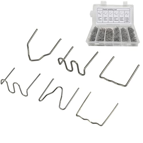 Kunststoff Schweißgerät Sayago 1200PCS Heiße Heftklammern Edelstahl Hot Staples Welder Staple Schweißen Heiße Heftklammern Auto Stoßstange Heißhefter für Auto Kunststoff Schweißen Reparatur (1200) von Sayago