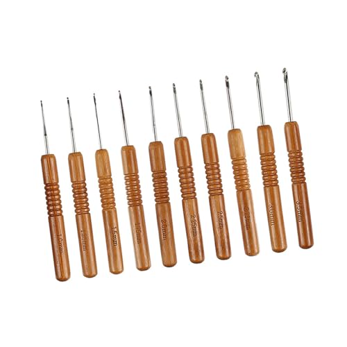 9pcs Ergonomischer Häkelhaken 2 0 Mm Bis 6 0 Mm Holzgriff Für Anfänger Strick Sweater Schalsbeutel Socken 9pcs Ergonomischer Häkelhaken 2 0 Mm Bis 6 0 Mm Holzgriff Für Anfänger Strick Sweater Schalsbeutel Socken von Sbshiouu