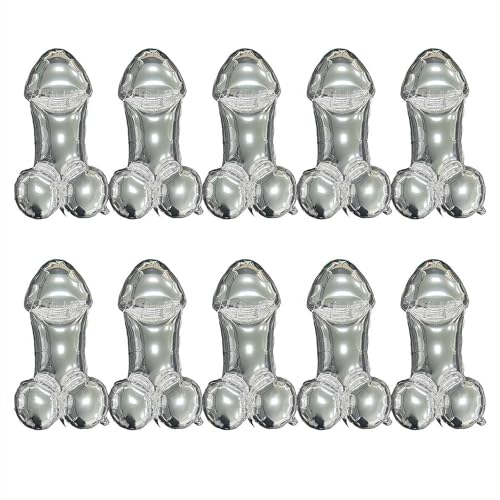10 schillernde Luftballons für Junggesellinnenabschiede, Brautballons, Junggesellinnenabschied, einzigartige Brautparty-Dekoration, lustiges Gag-Geschenk für Junggesellinnenabschied und Verlobung 10 schillernde Luftballons für Junggesellinnenabschiede, Brautballons, Junggesellinnenabschied, einzigartige Brautparty-Dekoration, lustiges Gag-Geschenk für Junggesellinnenabschied und Verlobung von Sbyzm
