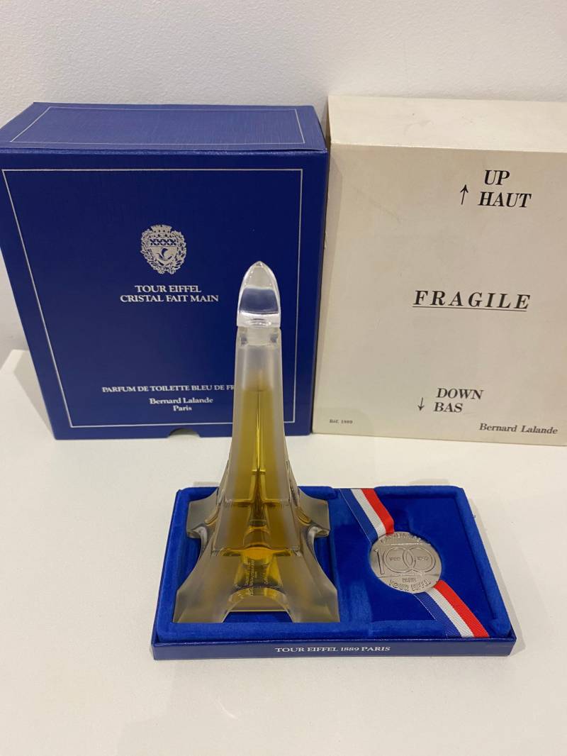 Bernard Lalande Bleu De France Edt 50 Ml. Kristall Flasche. Limitierte Auflage 1980. Versiegelt. Geschenkbox. Beste von ScentOfFranceVintage