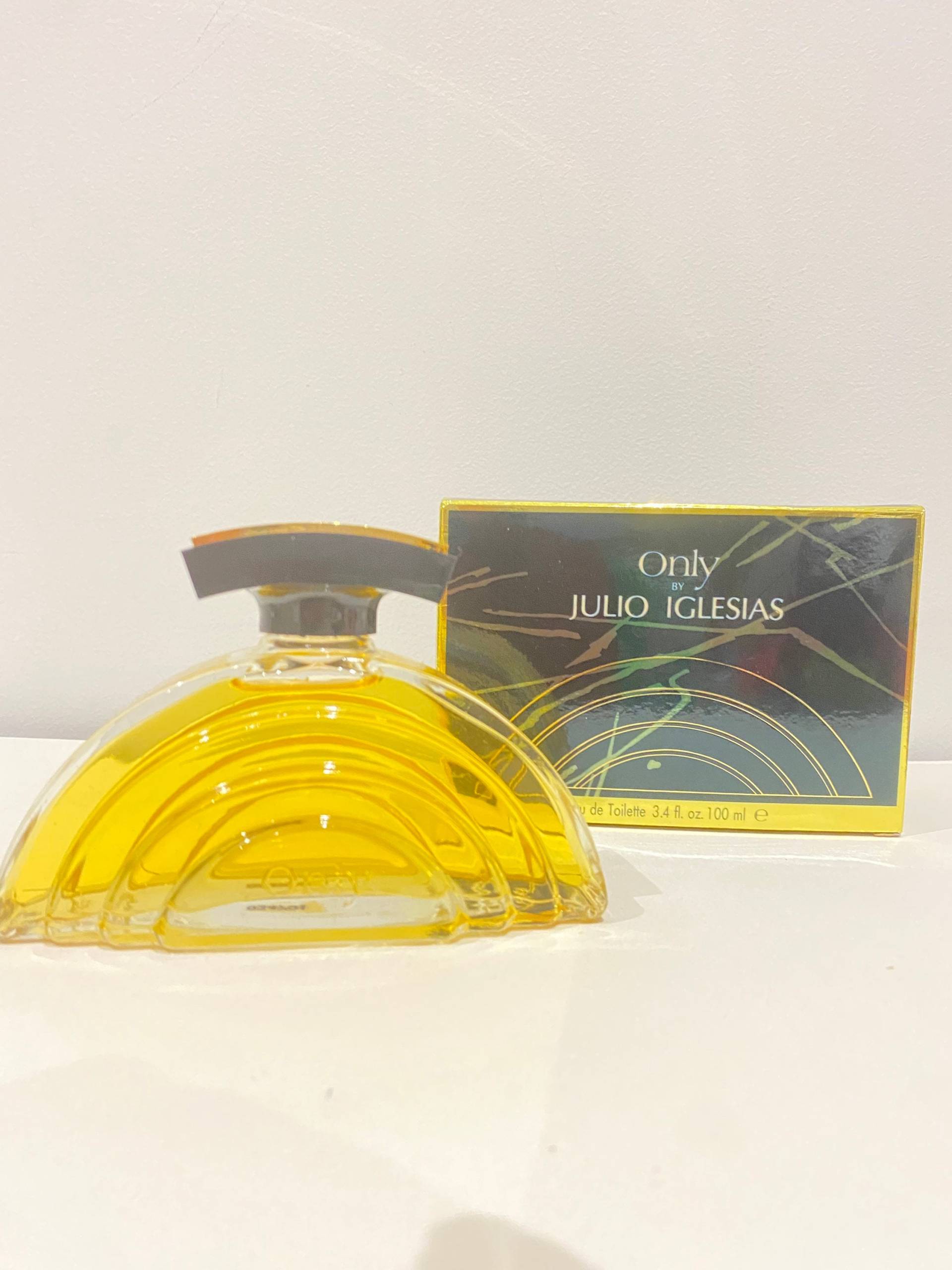 Nur Julio Iglesias Edt 100 Ml. Seltene, Vintage Erstauflage. Versiegelte Flasche von ScentOfFranceVintage