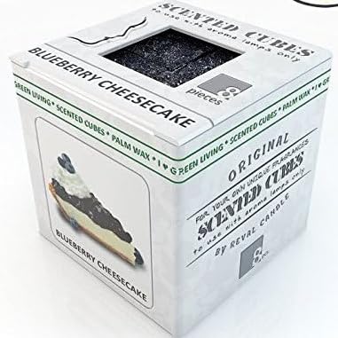 Duft Cubes Innovative Langlebig Eco Palm Wachs schmilzt mit ätherischen Ölen Blueberry Cheesecake (3-PACK LIMITED PROMO OFFER) von Scented Cubes