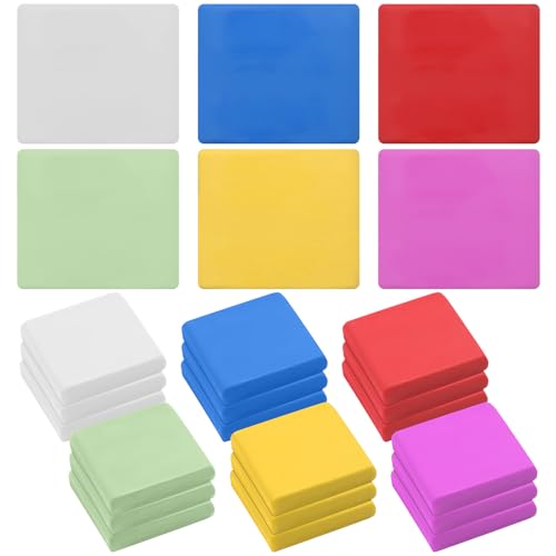 Scettar 18 Stück Knetradiergummis, 6 Colors Knetradierer Weich Knetbar Radiergummis 4 x 3,5 cm Skizzieren Kunst Knetgummi für Künstler Kinder Schulbedarf von Scettar