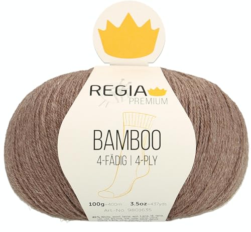 Regia Schachenmayr Bamboo, 100G Taupe Handstrickgarne von Regia