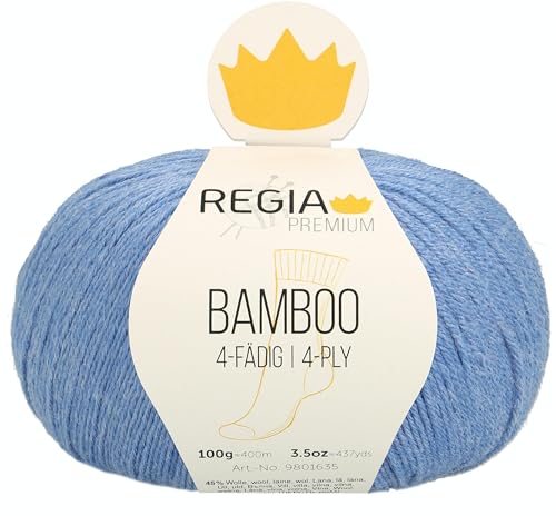 Regia Schachenmayr Bamboo, 100G Denim Blue Handstrickgarne von Regia