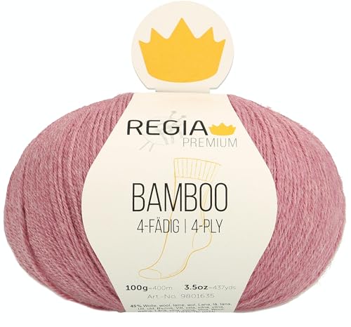 Regia Schachenmayr Bamboo, 100G Altrose Handstrickgarne von Regia