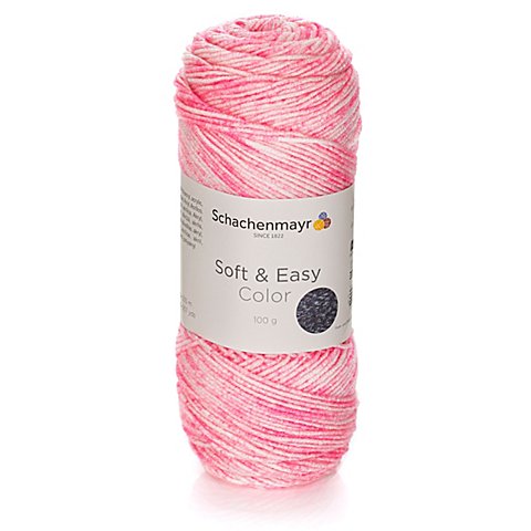 Schachenmayr Wolle Soft & Easy Color – Acrylgarn, pink color von Schachenmayr original