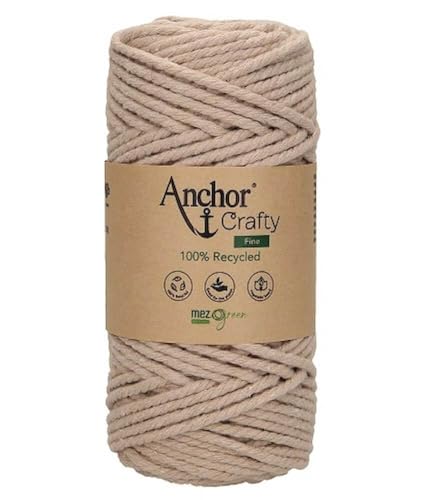 Anchor Crafty Fine ca. 65 m 00106 pearl 250g von Schachenmayr since 1822