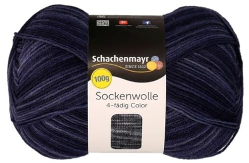 Schachenmayr 100g Sockenwolle 4-fädig - Farbe 00184 - die Klassische Sockenwolle in höchster Qualität von Schachenmayr since 1822