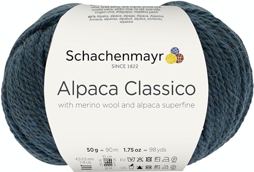 Schachenmayr Alpaca Classico, 50G Denim Handstrickgarne von Schachenmayr since 1822