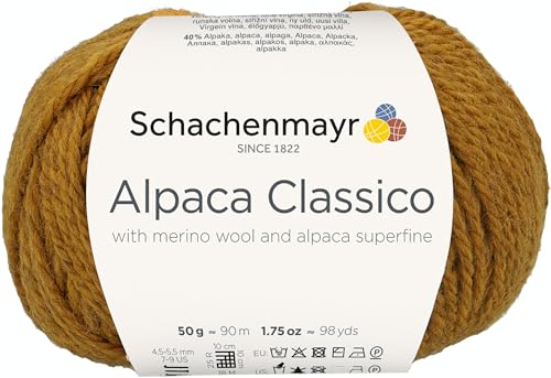 Schachenmayr Alpaca Classico, 50G Gold Handstrickgarne von Schachenmayr since 1822