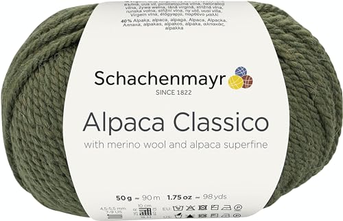 Schachenmayr Alpaca Classico, 9807369-00073, Farbe: Military, Handstrickgarne von Schachenmayr since 1822