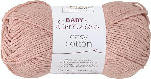 Schachenmayr Baby Smiles Easy Cotton, 50G Altrosa Handstrickgarne von Schachenmayr since 1822