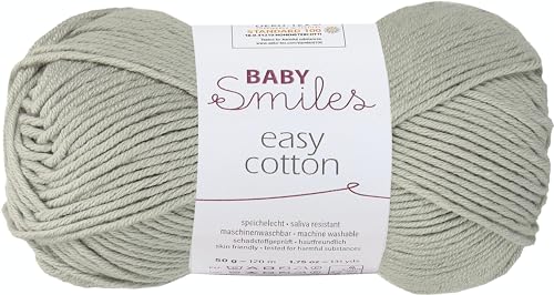 Schachenmayr Baby Smiles Easy Cotton, 50G grau Handstrickgarne von Schachenmayr since 1822