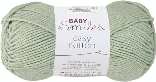 Schachenmayr Baby Smiles Easy Cotton, 50G pistazie Handstrickgarne von Schachenmayr since 1822