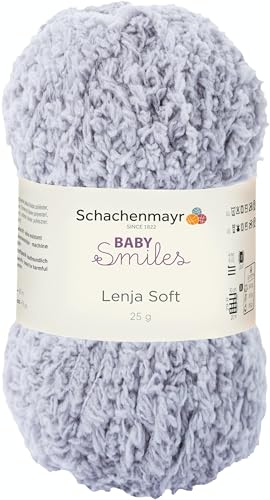 Schachenmayr Baby Smiles Lenja Soft 9807560-01090 grau Handstrickgarn, Häkelgarn, Babygarn von Schachenmayr since 1822