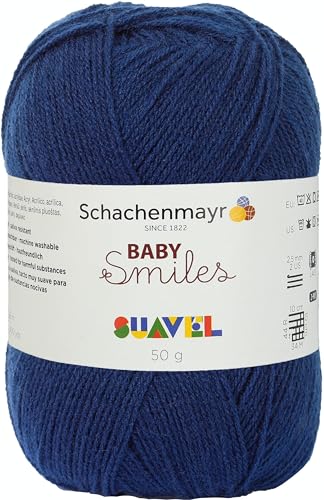 Schachenmayr Baby Smiles Suavel 9814876-01050 navy Handstrickgarn, Häkelgarn, Babygarn von Schachenmayr since 1822