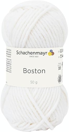 Schachenmayr Boston, 50G brillantweiß Handstrickgarne von Schachenmayr since 1822