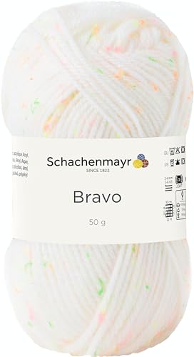 Schachenmayr Bravo, 50G natur neon tweed Handstrickgarne von Schachenmayr since 1822
