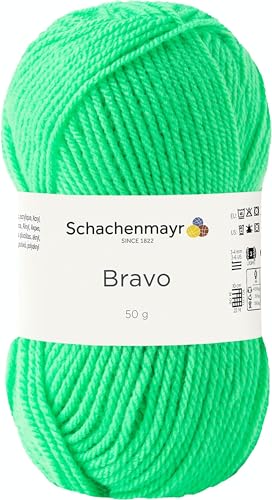 Schachenmayr Bravo, 50G neon grün Handstrickgarne von Schachenmayr since 1822