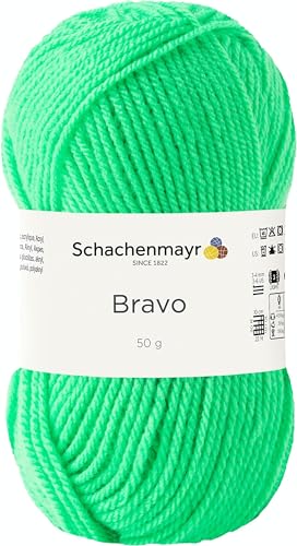 Schachenmayr Bravo 9801211-08233 neongrün Handstrickgarn, Häkelgarn von Schachenmayr since 1822