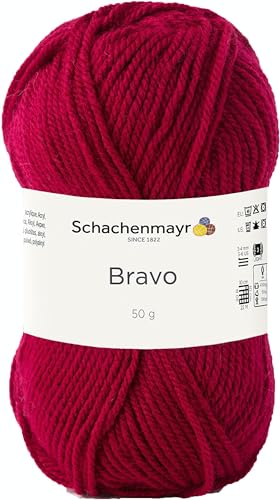 Schachenmayr Bravo, 50G weinrot Handstrickgarne von Schachenmayr since 1822