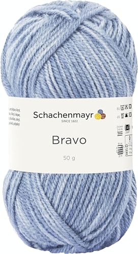 Schachenmayr Bravo 9801211-08353 wolke denim Handstrickgarn, Häkelgarn von Schachenmayr since 1822