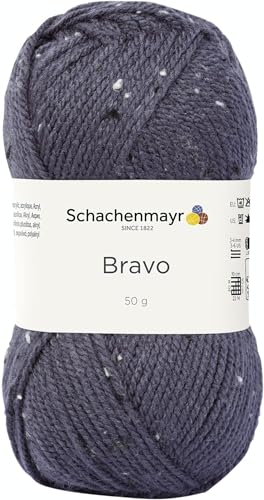 Schachenmayr Bravo 9801211-08372 graublau tweed Handstrickgarn, Häkelgarn von Schachenmayr since 1822