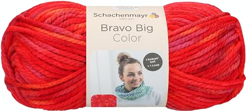 Schachenmayr Bravo Big Color, 200G fire Handstrickgarne von Schachenmayr since 1822