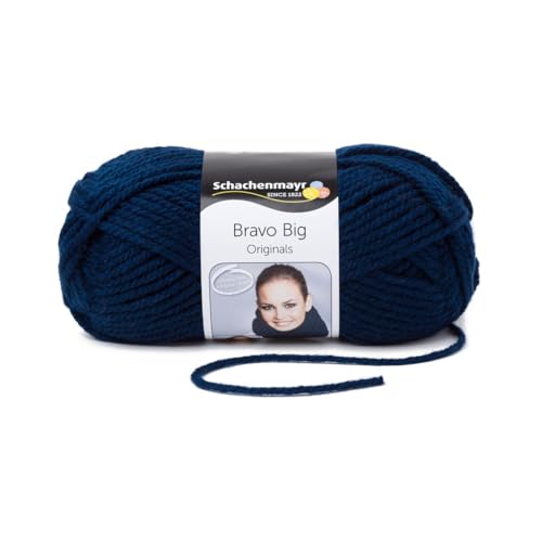 Schachenmayr Bravo Big - Farbe: Indigo (00150) - 200 g/ca. 120 m Wolle von Schachenmayr since 1822